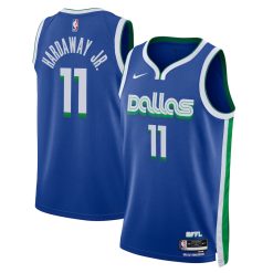 Dallas Mavericks Tim Hardaway Jr. Nike City Edition Blue NBA Jersey