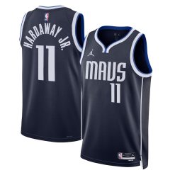 Dallas Mavericks Tim Hardaway Jr. Statement Edition Navy NBA Jersey