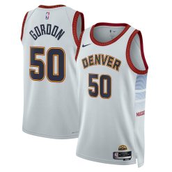 Denver Nuggets Aaron Gordo Nike City Edition Grey NBA Jersey
