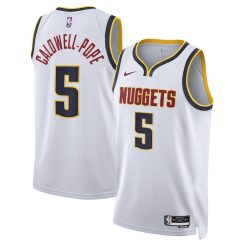 Denver Nuggets Kentavious Caldwell Nike Association Edition White NBA Jersey