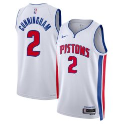 Detroit Pistons Cade Cunningham Nike Association Edition White NBA Jersey