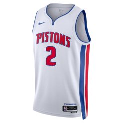 Alternative view of Detroit Pistons Cade Cunningham Nike Association Edition White NBA Jersey