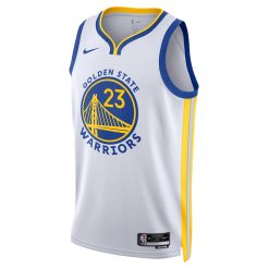 Alternative view of Golden State Warriors Draymond Green Nike Association Edition White NBA Jersey