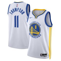 Golden State Warriors Klay Thompson Nike Association Edition White NBA Jersey