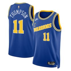 Golden State Warriors Klay Thompson Nike Classic Edition Blue NBA Jersey