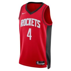 Alternative view of Houston Rockets Jalen Green Nike Icon Edition Red NBA Jersey