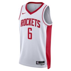 Alternative view of Houston Rockets Kenyon Martin Jr. Nike Association Edition White NBA Jersey