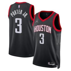 Houston Rockets Kevin Porter Jr. Statement Edition Black NBA Jersey