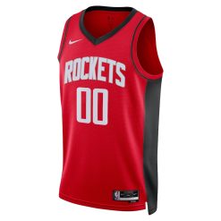 Alternative view of Houston Rockets Nike Icon Red Custom NBA Jersey