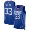 Los Angeles Clippers Nicolas Batum Nike Icon Edition Blue NBA Jersey