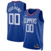 Los Angeles Clippers Nike Icon Blue Custom NBA Jersey