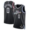 Los Angeles Clippers Russell Westbrook Nike City Edition Black NBA Jersey