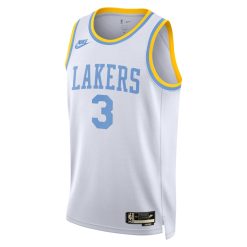 Alternative view of Los Angeles Lakers Anthony Davis Nike Classic Edition White NBA Jersey