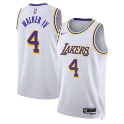 Los Angeles Lakers Lonnie Walker IV Nike Association Edition White NBA Jersey