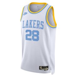 Alternative view of Los Angeles Lakers Rui Hachimura Nike Classic Edition White NBA Jersey