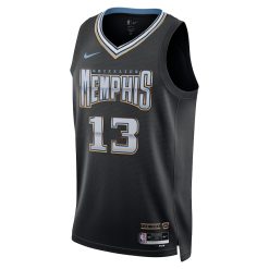 Alternative view of Memphis Grizzlies Jaren Jackson Jr. Nike City Edition Black NBA Jersey