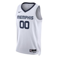 Alternative view of Memphis Grizzlies Nike Association White Custom NBA Jersey