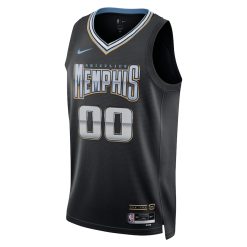 Alternative view of Memphis Grizzlies Nike City Edition Black Custom NBA Jersey