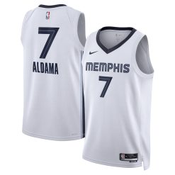 Memphis Grizzlies Santi Aldama Nike Association Edition White NBA Jersey