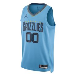 Alternative view of Memphis Grizzlies Statement Light Blue Custom NBA Jersey