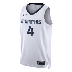 Alternative view of Memphis Grizzlies Steven Adams Nike Association Edition White NBA Jersey
