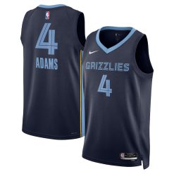 Memphis Grizzlies Steven Adams Nike Icon Edition Navy NBA Jersey