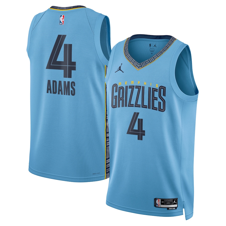 Memphis Grizzlies Steven Adams Statement Edition Light Blue NBA Jersey