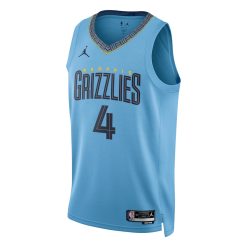Alternative view of Memphis Grizzlies Steven Adams Statement Edition Light Blue NBA Jersey