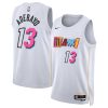 Miami Heat Bam Adebayo Nike City Edition White NBA Jersey