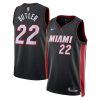Miami Heat Jimmy Butler Nike Icon Edition Black NBA Jersey
