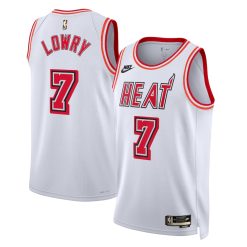 Miami Heat Kyle Lowry Nike Classic Edition White NBA Jersey