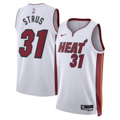 Miami Heat Max Strus Nike Association Edition White NBA Jersey