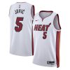 Miami Heat Nikola Jovic Nike Association Edition White NBA Jersey