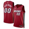 Miami Heat Statement Red Custom NBA Jersey