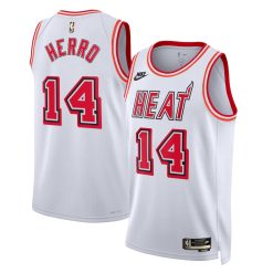 Miami Heat Tyler Herro Nike Classic Edition White NBA Jersey