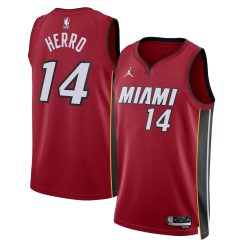 Miami Heat Tyler Herro Statement Edition Red NBA Jersey
