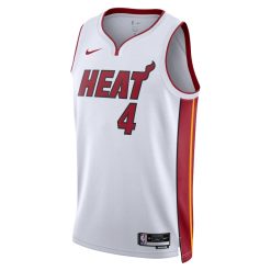 Alternative view of Miami Heat Victor Oladipo Nike Association Edition White NBA Jersey
