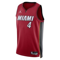 Alternative view of Miami Heat Victor Oladipo Statement Edition Red NBA Jersey
