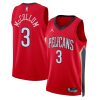 New Orleans Pelicans C.J. McCollum Statement Edition Red NBA Jersey