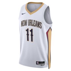 Alternative view of New Orleans Pelicans Dyson Daniels Nike Association Edition White NBA Jersey