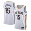 New Orleans Pelicans Jose Alvarado Nike Association Edition White NBA Jersey
