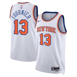 New York Knicks Evan Fournier Nike Association Edition White NBA Jersey