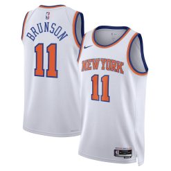 New York Knicks Jalen Brunson Nike Association Edition White NBA Jersey