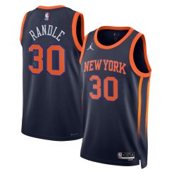 New York Knicks Julius Randle Statement Edition Navy NBA Jersey