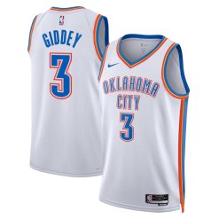 Oklahoma City Thunder Josh Giddey Nike Association Edition White NBA Jersey