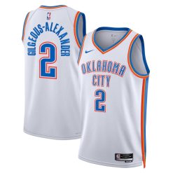Oklahoma City Thunder Shai Gilgeous-Alexander Nike Association Edition White NBA Jersey