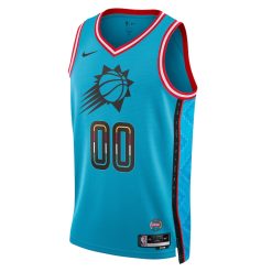 Alternative view of Phoenix Suns Nike City Edition DkTeal Custom NBA Jersey