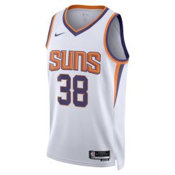 Alternative view of Phoenix Suns Saben Lee Nike Association Edition White NBA Jersey