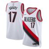 Portland Trail Blazers Shaedon Sharpe Nike Association Edition White NBA Jersey