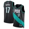 Portland Trail Blazers Shaedon Sharpe Nike City Edition Black NBA Jersey